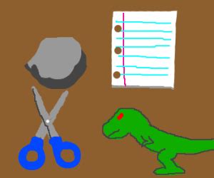 rock paper scissors dinosaur game